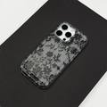 Clear Phone Case - Black Lace