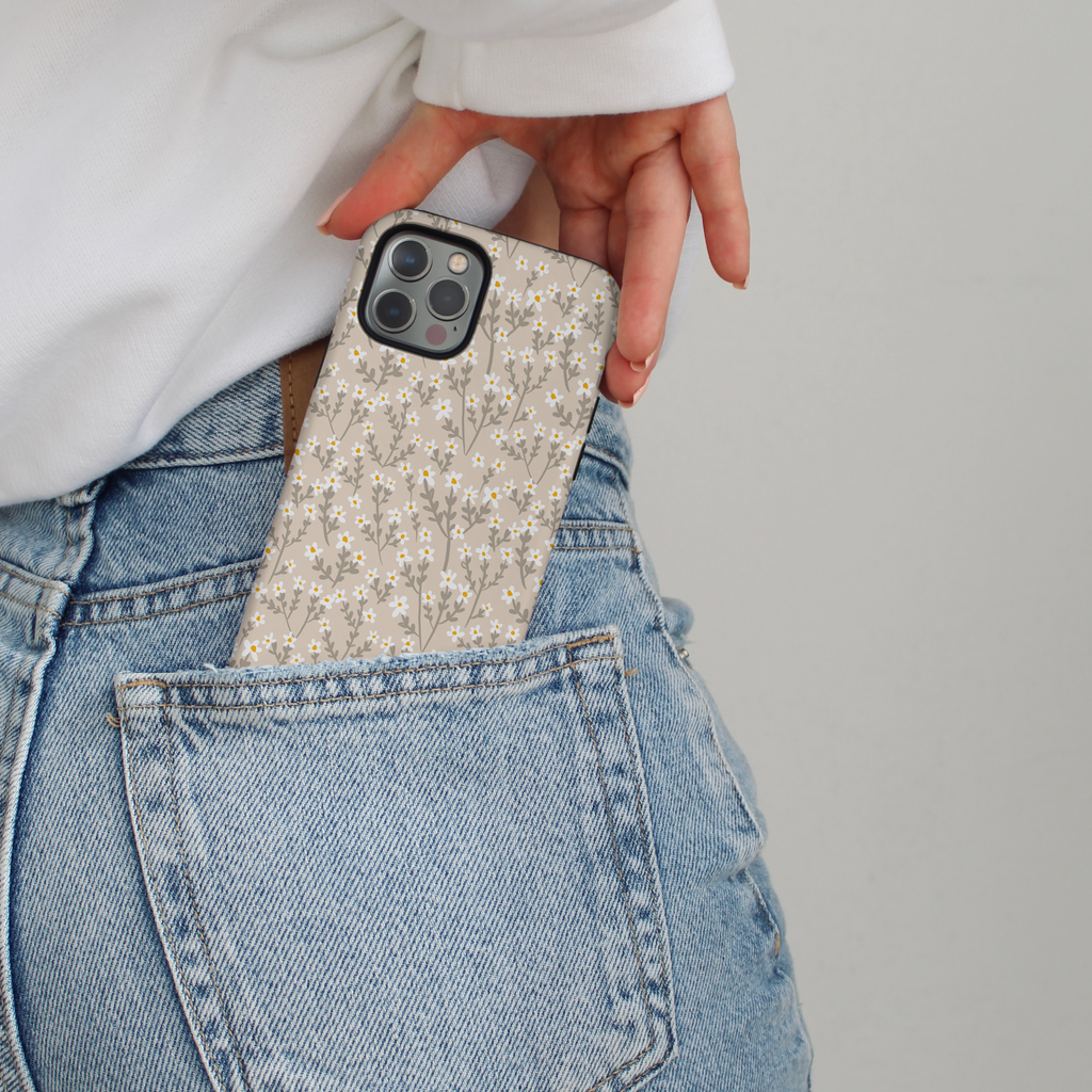 Tough Phone Case - Nude Flowers