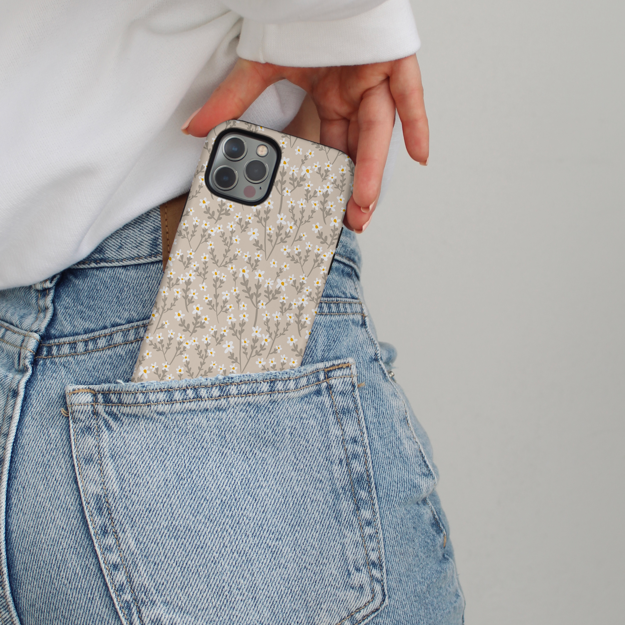 Tough Phone Case - Nude Flowers