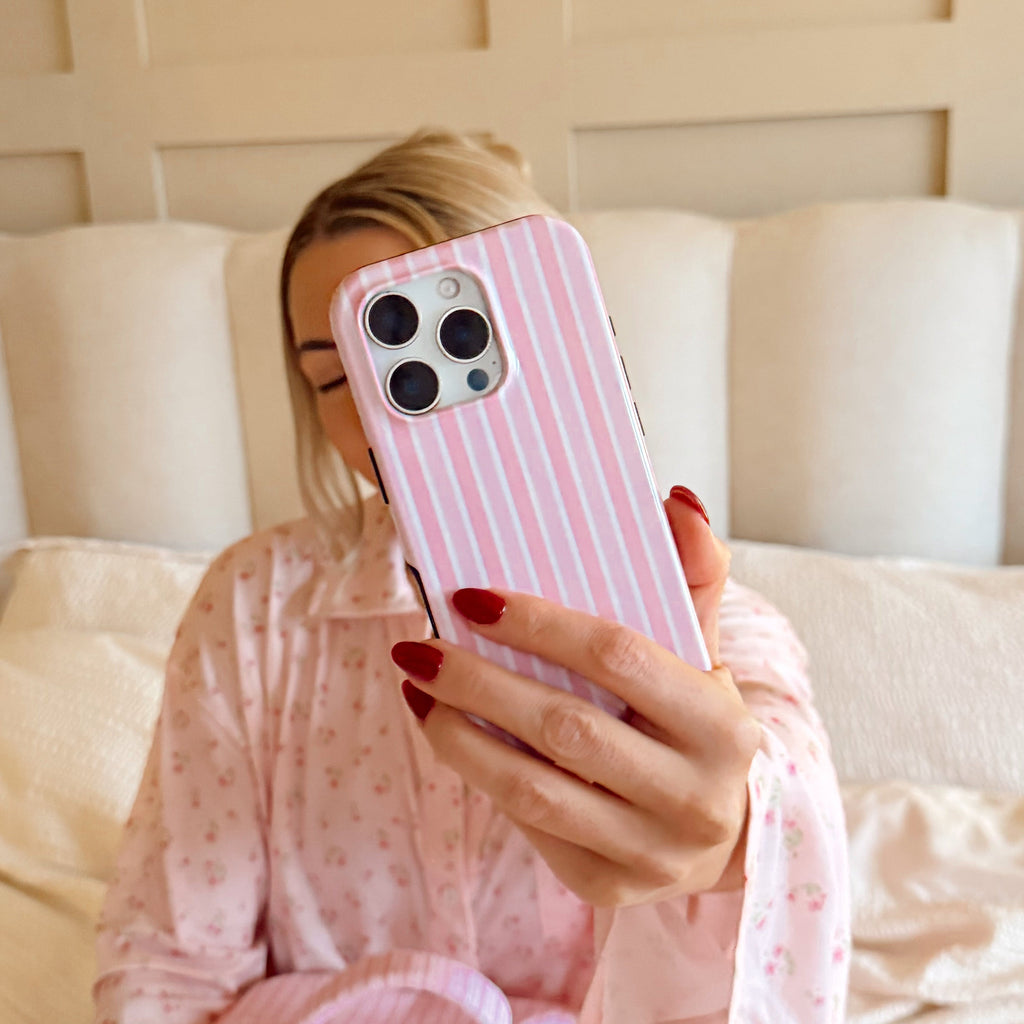 Tough Phone Case - Powder Stripes